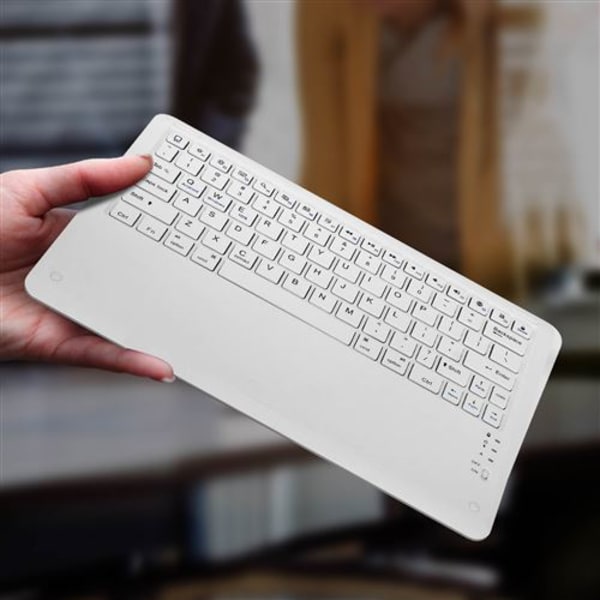 Bluetooth-tastatur for Samsung Galaxy Tab S7 Plus 12.4 med QWE