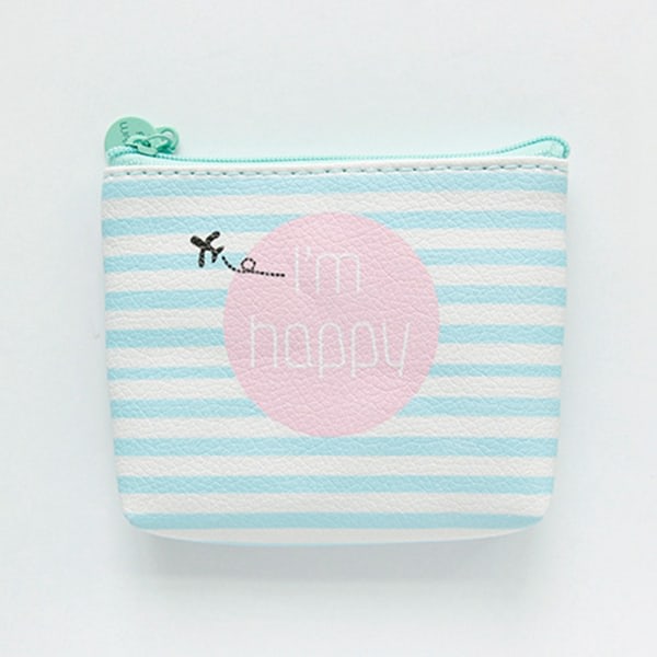 Mini Coin Bag For Kids Small Money Bag Short Wallet Pu Zipper