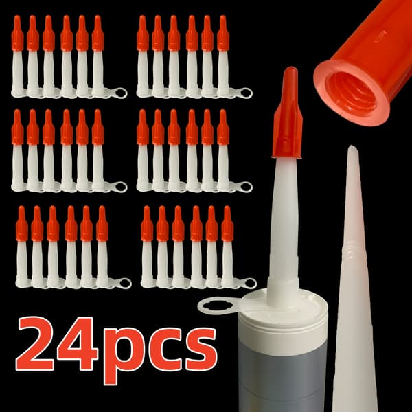 Reservröda munstyckesskruvlock - 3/6/12/24-pack, reservdelar 24pcs