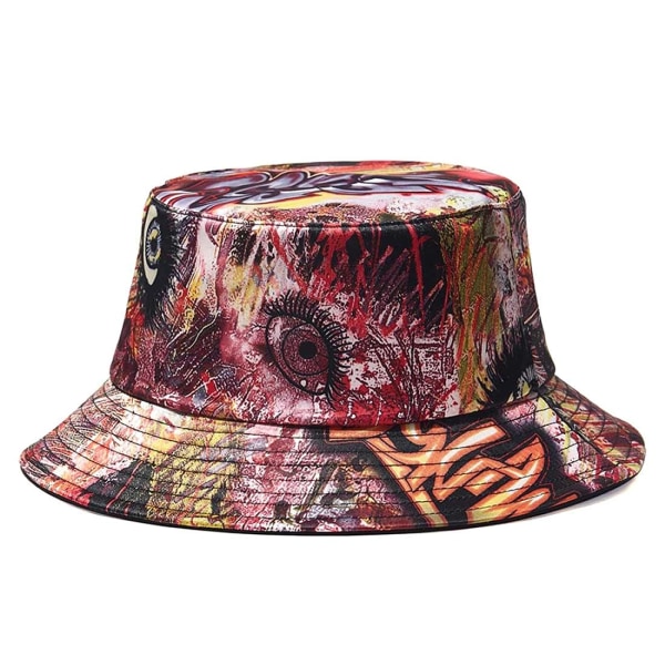 Quanhaigou Bucket Hat for Men Women,Packable Reversible Printed Sun Hats,Fisherman Outdoor Summer Travel Hiking Beach Caps