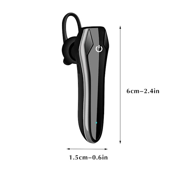 Bluetooth Headset Bluetooth 5.2 Ultra Lang Levetid Business Hovedtelefoner Trådløs Bluetooth Headset