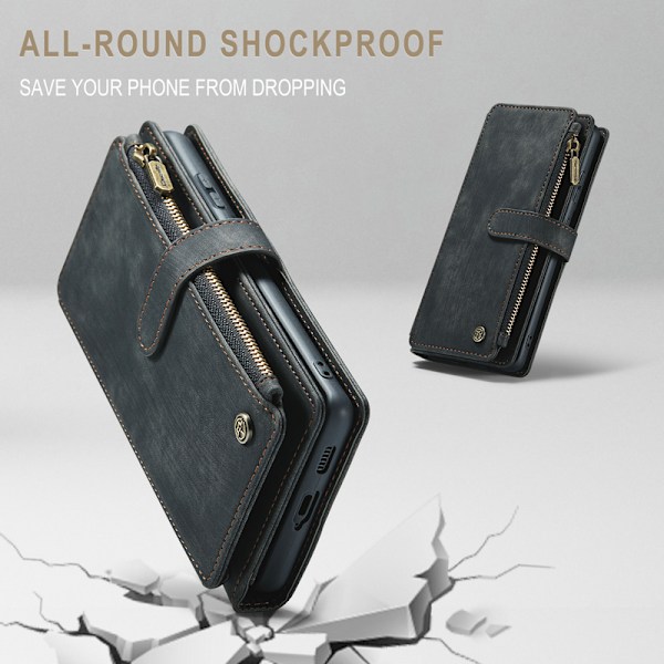 Caseme c30 etui til Samsung S23 sort sort black