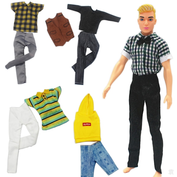15-pack Kläder för Ken-docka (30 cm)