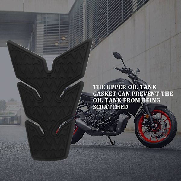 Moottoripyörän liukumattomat sivukaasusäiliön suojatyynytarrat YAMAHA MT07 MT-07 2021 -malliin, vedenpitävä tyyny