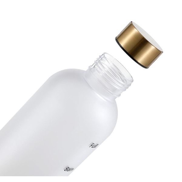 Vedenpullo - Juomapullot - 1L Muovipullo - Vedenpullo - Vedenpullo Aika-merkinnällä - Aikuiset - Juomapullo Lapsille - Vaaleanpunainen - 1000ml Pink 1000ml