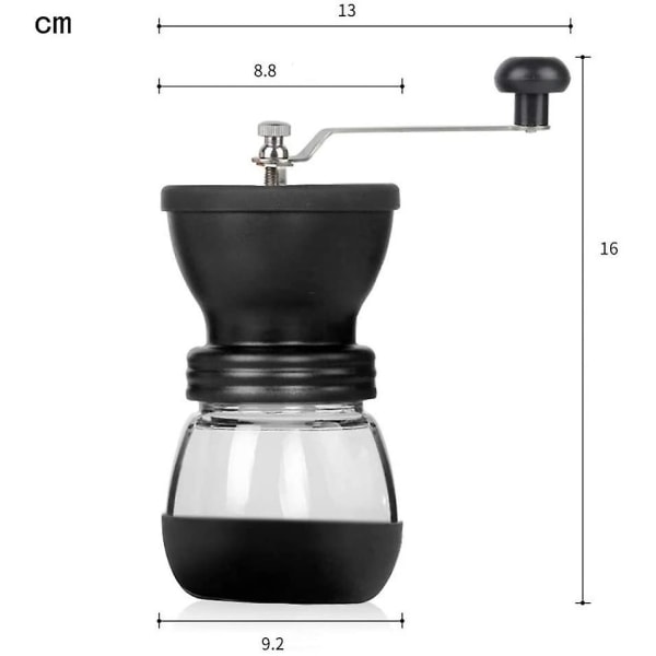 Keraaminen säädettävä manuaalinen kahvimylly Käsintehty kahvimylly