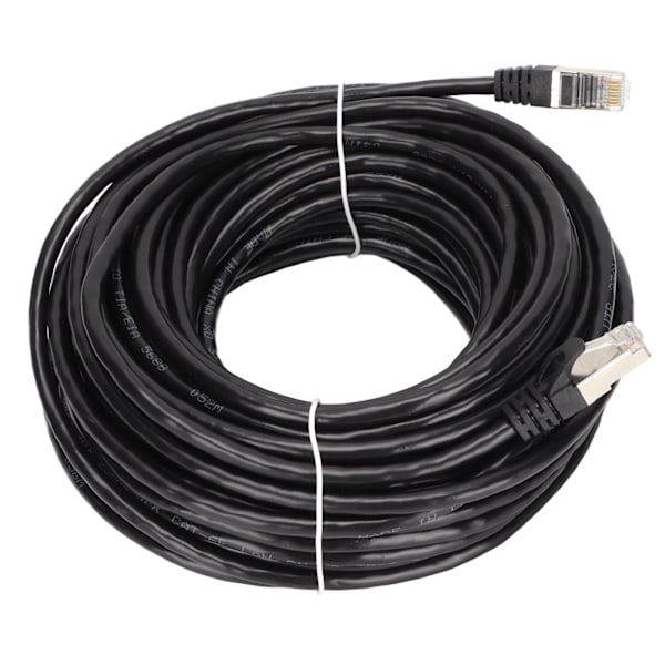Cat 6 Ethernet-kabel EMI-skjerming Lavt returtap 10 Gbps Høyhastighets RJ 45-kontakt Internettkabel for PC 20 meter