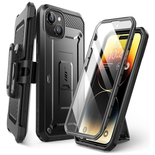 Supcase iPhone 15 Mobildeksel Unicorn Bettle Pro - Svart 190