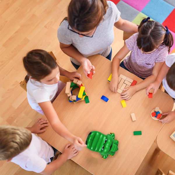 Tandkrokodilspel Familjespel Barnspel Leksaksspel