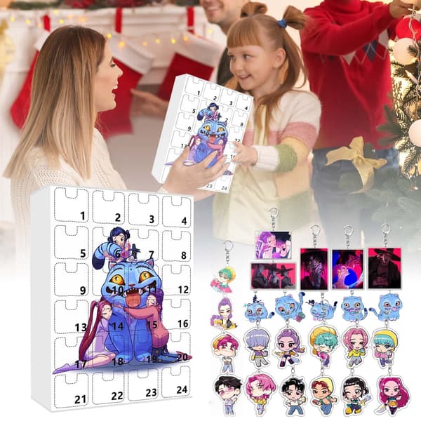 Kpop Devil Hunter Julekalender Juletræspynt Akrylvedhæng C