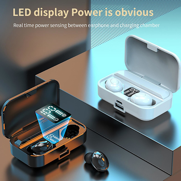 X8 Langattomat Kuulokkeet Melunvaimennuksella Vedenpitävät Todelliset Langattomat Stereo Bluetooth Kuulokkeet Black
