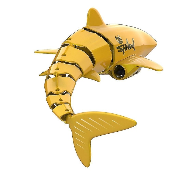 Golden Shark Boat Robot Radio Simulering Vanntett modell Elektronisk fjernkontroll Svømmeleker