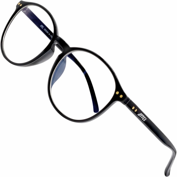 Unisex blå lysblokkerende briller Databriller for blokkering av UV-hodepine [reduser belastningen på øynene] Gamingbriller