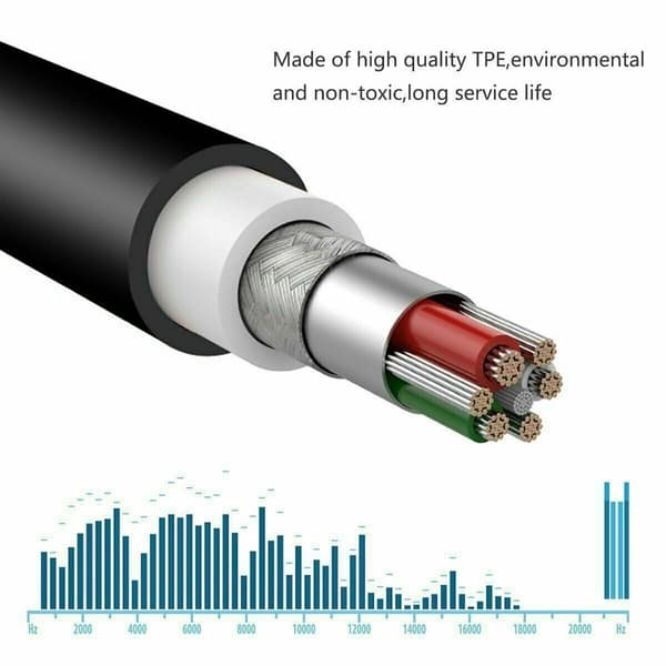 Audiokabel Hodetelefonkabel Hodetelefonkontakt