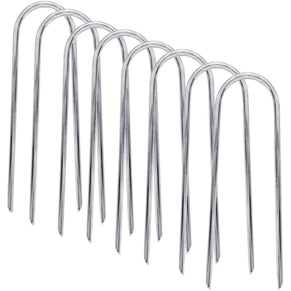 Stærke U-tip trampolin jordanker til fodboldmål, campingtelte og store havedekorationer 8 pcs