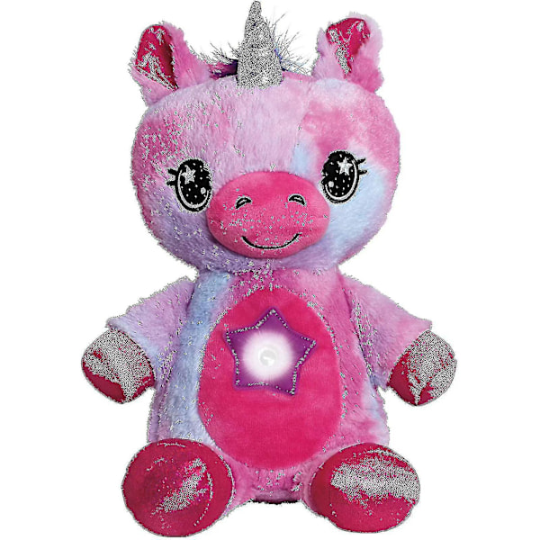 Star Belly Dream Lites Fyldte Dyr Natlys Lys Op Regnbue Fyldte Dyr Led Blød Plys Legetøj C
