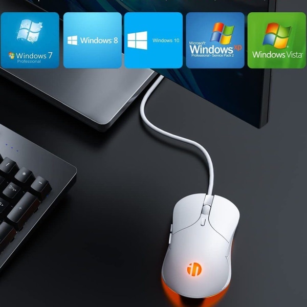 Langallinen PC-hiiri PC-kannettavalle tietokoneelle Työhön ja pelaamiseen