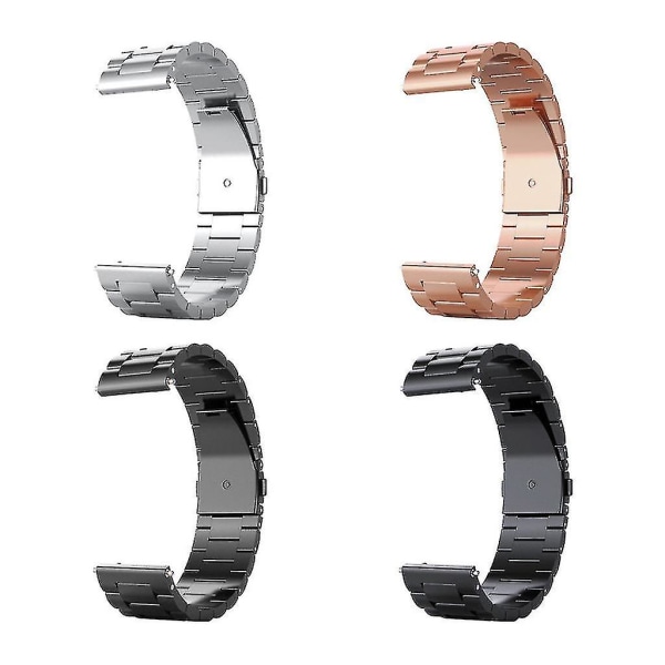Metallbånd som er kompatible med Huawei Watch Gt3 20/22 mm armbånd i rustfritt stål Klokkeløkke Justerbart armbånd Smartwatch-rem Titanium Grey Titanium Grey 22mm