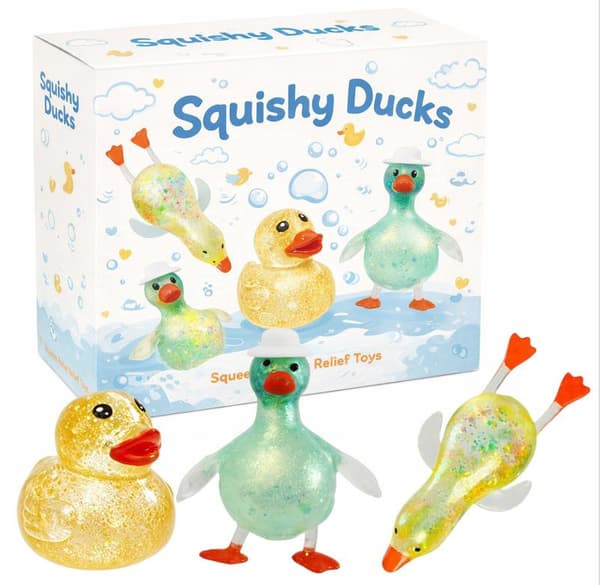 Stressavlastende Maltose Iskrem Popsicle Leketøy - Sakte Rebound Klem Pop Fidget Cute Squeeze Set E