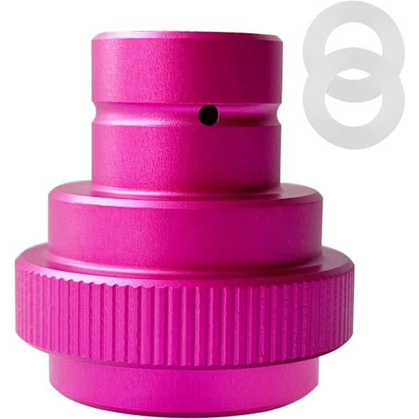 DLLUN Hurtigadapter for CO2 Sodavannkarbonator Dobbel Hurtigkobling Gassylinder 60L, CO2 Sodavannkarbonator