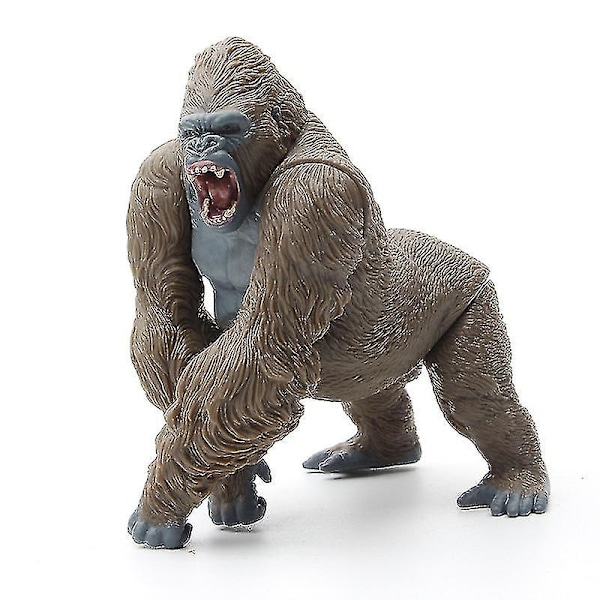 15 cm Gorilla King Kong Actionfigur Simulering Dyr PVC Actionfigur Serie Leke Modell Dukke Gave til Barn brown