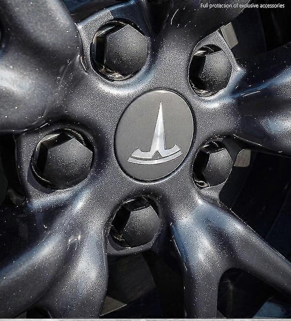 Tesla 3 Y S X Hjulkapselsett Senterkopp Nav Mutterdeksel Rød Grå Med 4 Senterkopper 20 Mutterdeks Black Red Bright