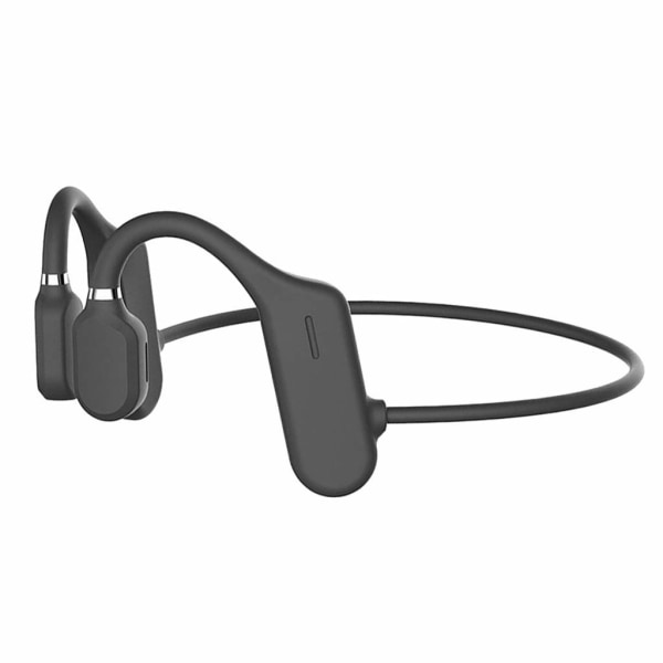 Open Ear trådløse Wire Bone-hovedtelefoner Svedtætte Sports (sort)