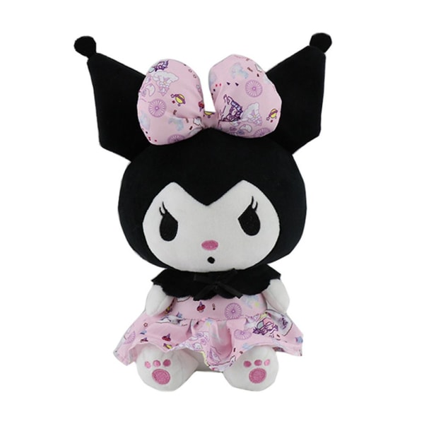 Søt My Melody Cartoon Kuromi plysjleketøy Pink Skirt