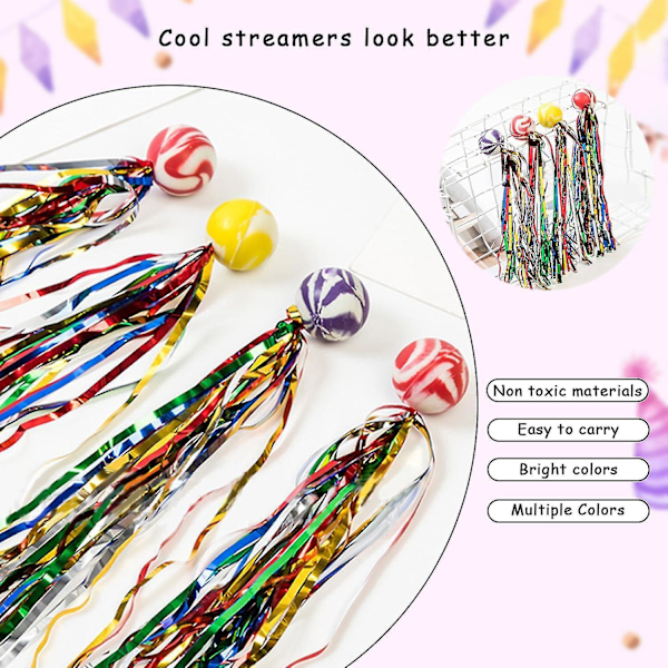 20 st Studsbollar för Barn, Mini Kometbollar Färgglada Mini Gummistudsbollar med Streamers Högstudsande Hoppbollar _xx 3 set - 60pcs