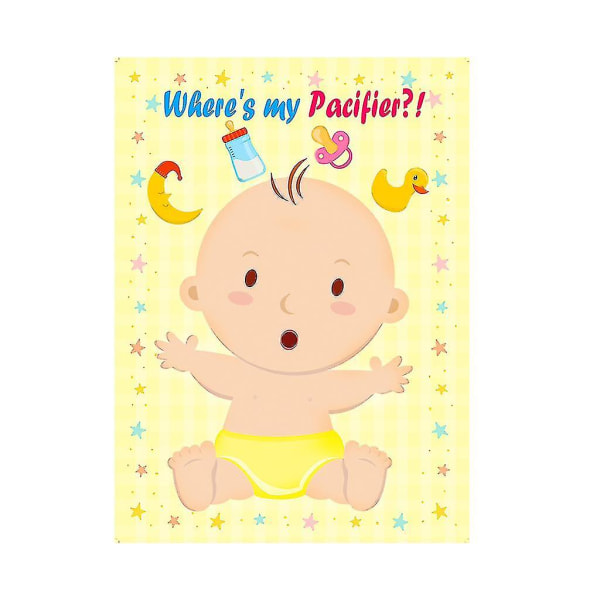 Pin The Dummy On The Baby Game Baby Shower Party Favors Game Game Pin