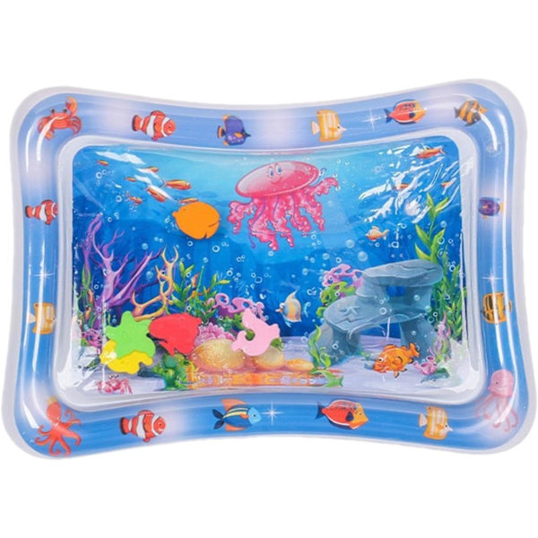 Kattevannslekematte, sensorisk vannspillmatte for katt og hund, vannspillmatte for babymagetid (maneter) (66*50cm) jellyfish 66*50cm