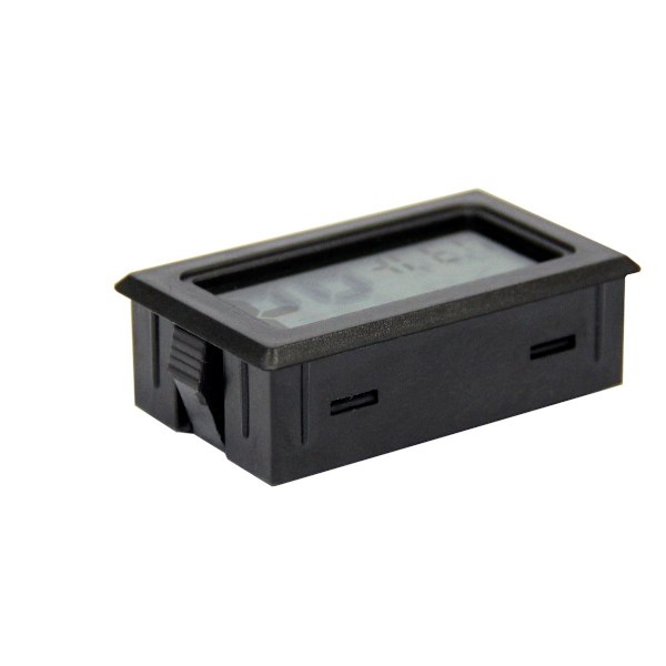 Mini Digital Termometer Hygrometer Måler Sort/hvid (6-pak - Firkant) black Fahrenheit