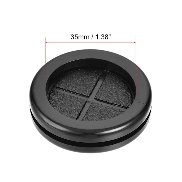 4 stk. gummigjennomføring Rund dobbeltsidig brakett for ledningsbeskyttelse 4PCS