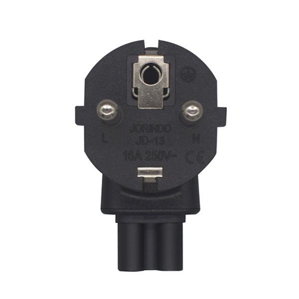 EU til IEC320 C5 strøm, EU hann til IEC320 C5 hunn AC-kontakt, EU(4,8 mm) 2-pin til PDU/UPS konverteringskontakt, 10A 250V