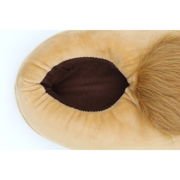 MH-Unisex Vuxna Tofflor Husskor Plysch Bigfoot Tofflor Varmt