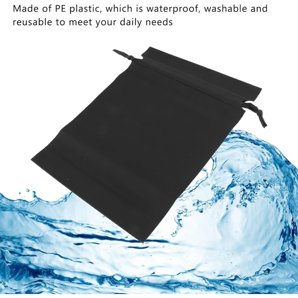 Trekksekker, 10 stk. Lekeoppbevaring Voksen Foldbar Cinch og Ditty Stuff Pouch Lekeposer Multi Bruk