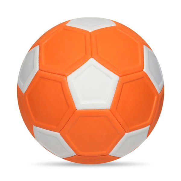 Fritidsfotball, barnefotball med kurve, gummifôret kurvefotball, diameter 21,5 cm, buet fotball med lufthull, egnet for utendørs lek 21.5cm