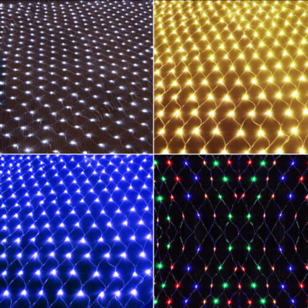15m 2x3m 4x6m LED-lysnet til udendørs julefester, varmt hvidt Warm White 4*6m