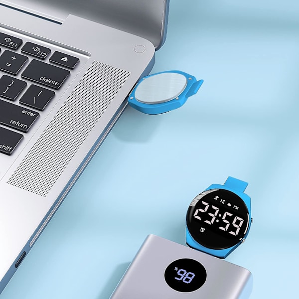 Barnklocka, tonårspojke klocka digital sport fitness tracker, med alarm/kronograf/vattentät för pojke flicka