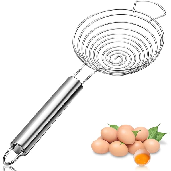 Eggeplommeseparator - Kjøkkenutstyr Kjøkken Eggesil i rustfritt stål