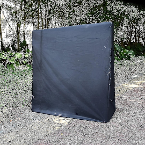 Pingispöydän suojapeite vedenpitävä ping pong -pöydän suojus 165 x 70 x 185 cm musta
