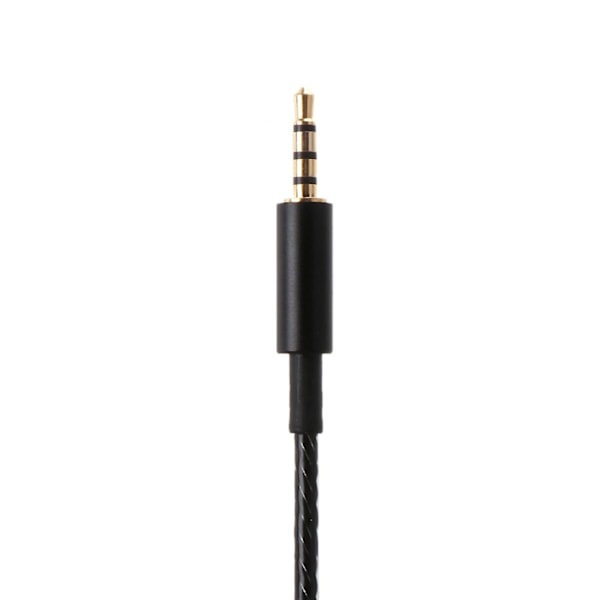 1,5 m flettet 3,5 mm til 2,5 mm 3,5 mm Jack Audio Aux-kabel med M B