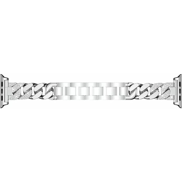 Kompatibelt Apple Watch-armband 38/40/41mm Silver
