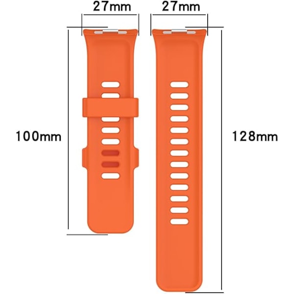 8-pack Kompatibel med Xiaomi Mi Band 8 Pro Armband - Silikon Ersättningsarmband för Fitness och Klocka, Sportarmband för Redmi Watch 4_xx