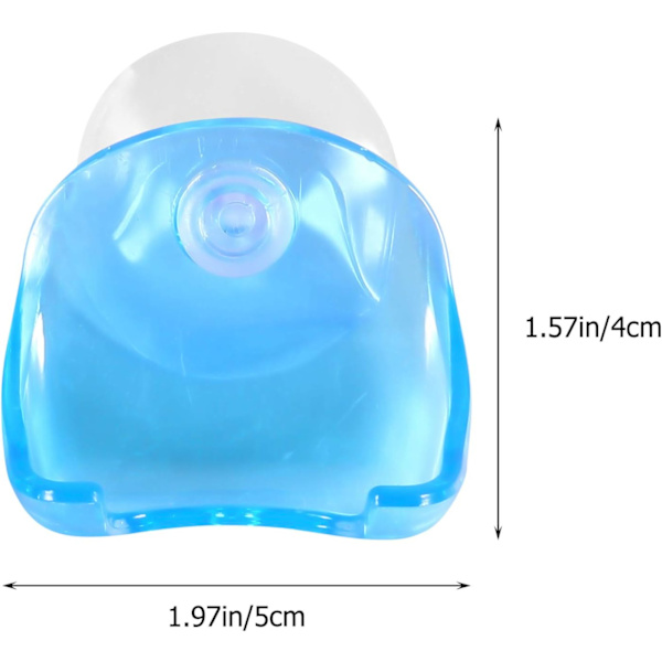 4-pack Rakhylla med Sugkoppar för Badrum, Sugkopps-Hängare för Rakhyvel, Duscharrangemang, Badrums-Krokar