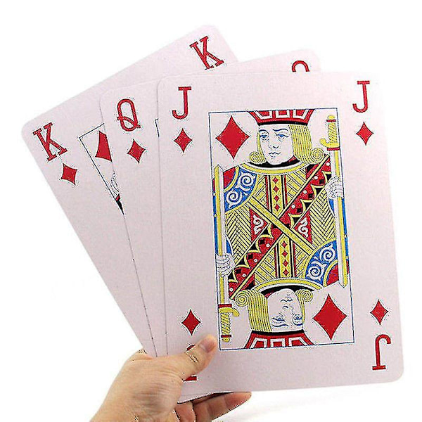 Super Jumbo Överstora Spelkortslek Pokerkortlek