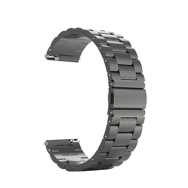 Metallbånd som er kompatible med Huawei Watch Gt3 20/22 mm armbånd i rustfritt stål Klokkeløkke Justerbart armbånd Smartwatch-rem Titanium Grey Titanium Grey 22mm