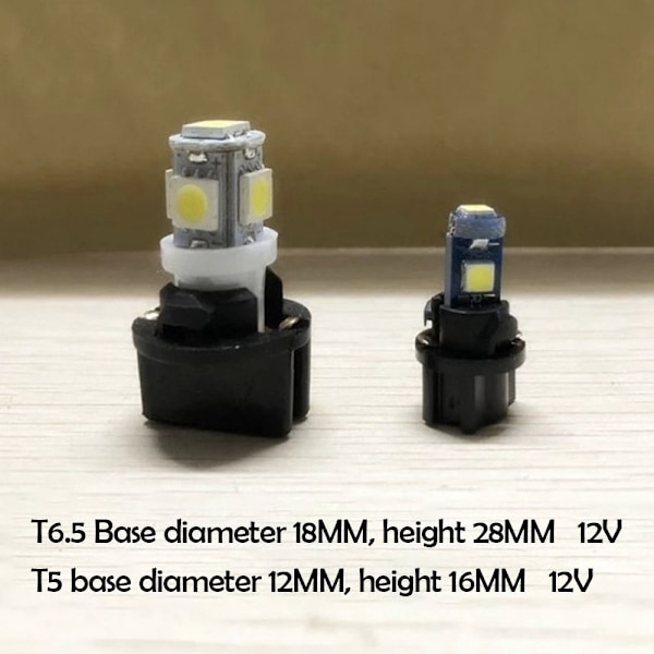 10 kpl kojelaudan polttimo auto LED-valo KELTAINEN yellow