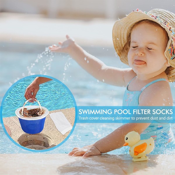 20 st Pool Skimmer Strumpor Pool Filter Strumpa för_xx