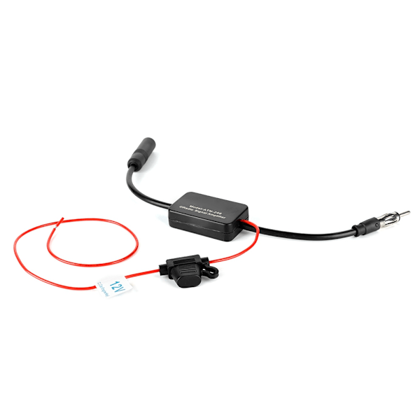 ANT-208 Universal Bilradio Signal FM/AM Antenne Forstærker Forrude Monterede Antenner